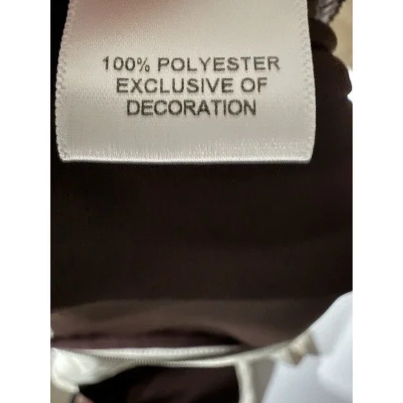 Cremieux Mens XL Quilted Jacket Cream Brown Elbow Patch Full Zip Excellent - Picture 8 of 9